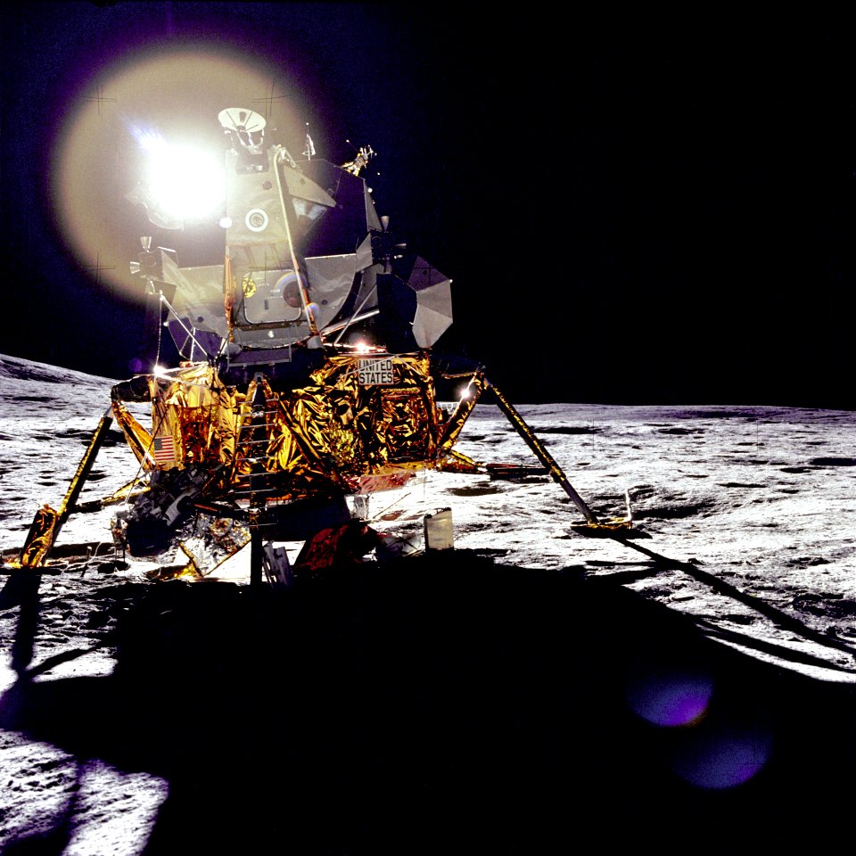 Antares On The Fra Mauro Highlands