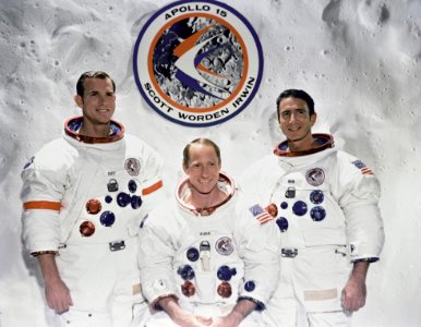 The Apollo 15 Prime Crew photo