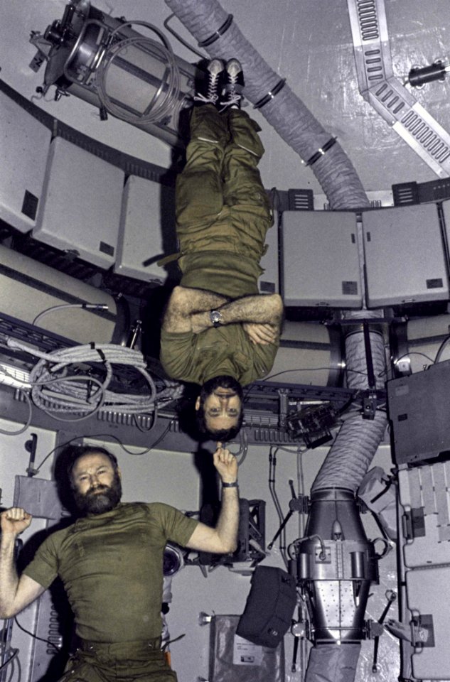 Carr And Pogue In Skylab