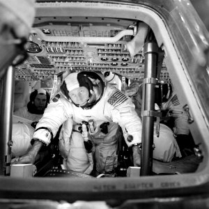 Astronaut Al Worden - In Training photo