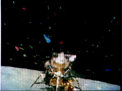 Apollo 16 Television Transmission Of Lunar Module Ascent Stage Liftoff