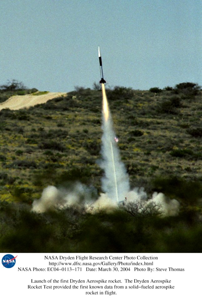 Dryden Aerospike Rocket Test