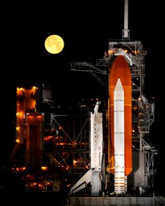 STS-119 Discovery At Launchpad 39A