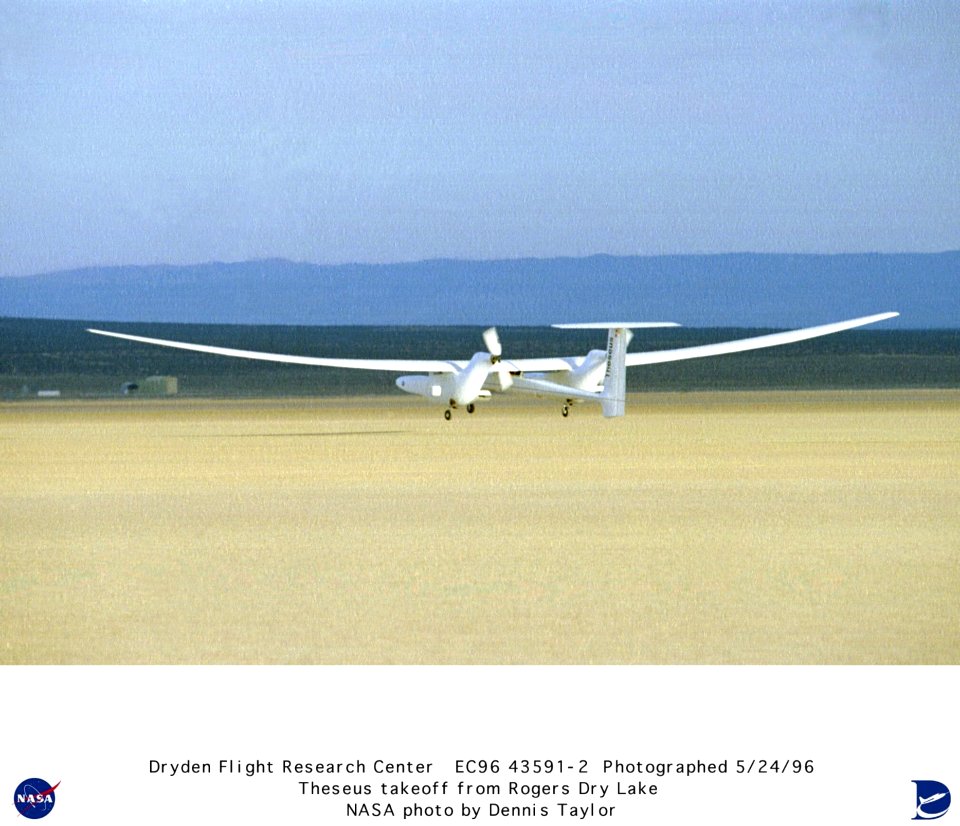 Theseus Take-off From Rogers Dry Lake