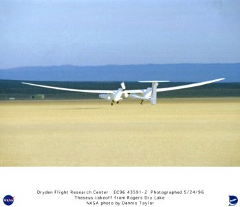 Theseus Take-off From Rogers Dry Lake photo
