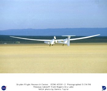 Theseus Take-off From Rogers Dry Lake