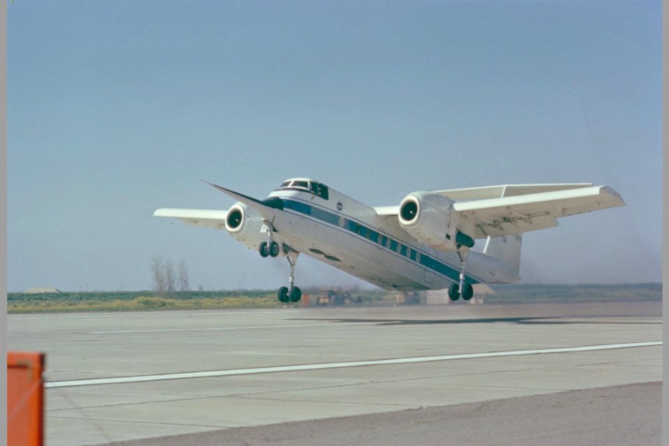 C-8A Buffalo Augmentor Wing Jet STOL Research Aircraft