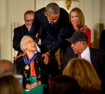 Katherine Johnson Receives Presidential Medal Of Freedom
