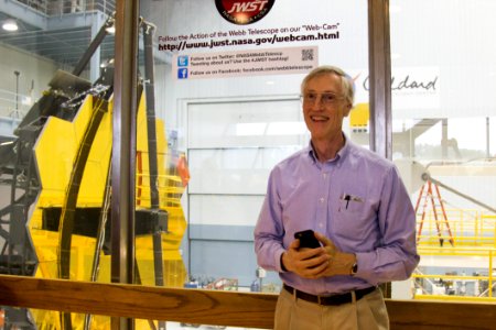 James Webb Space Telescope And John Mather