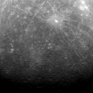 First View Of Mercury From Orbit photo