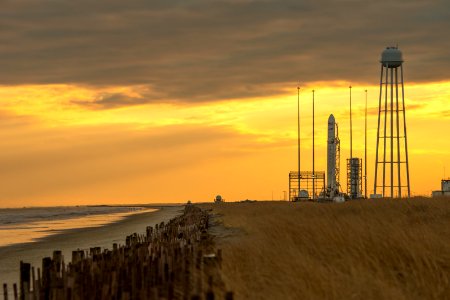 Antares Rocket Preparation
