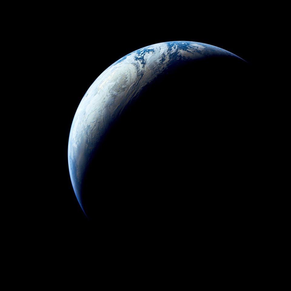 View Of Earth From Apollo 4