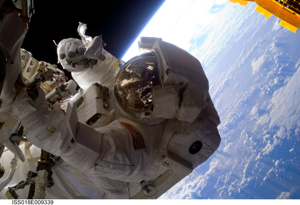 Astronaut Steve Bowen Spacewalks At ISS