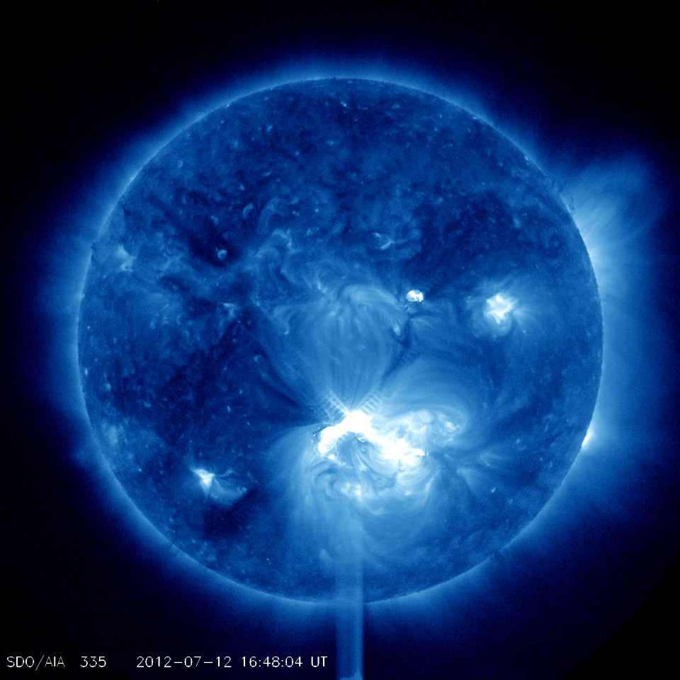 X14 Class Flare Released From Big Sunspot 1520