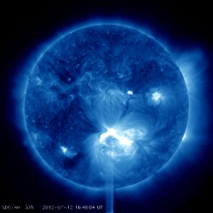 X14 Class Flare Released From Big Sunspot 1520