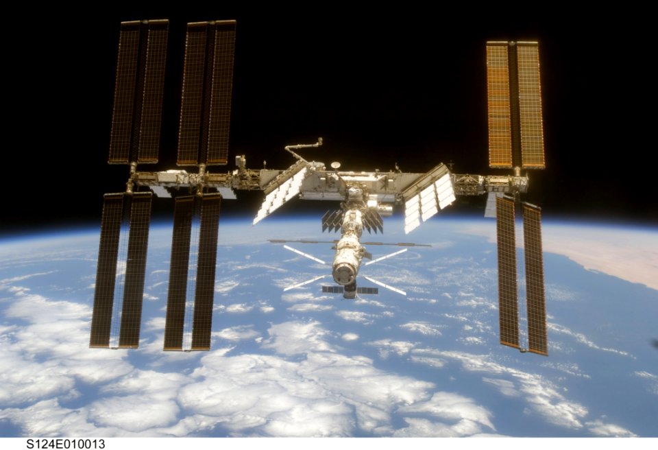ISS As Seen By STS-124