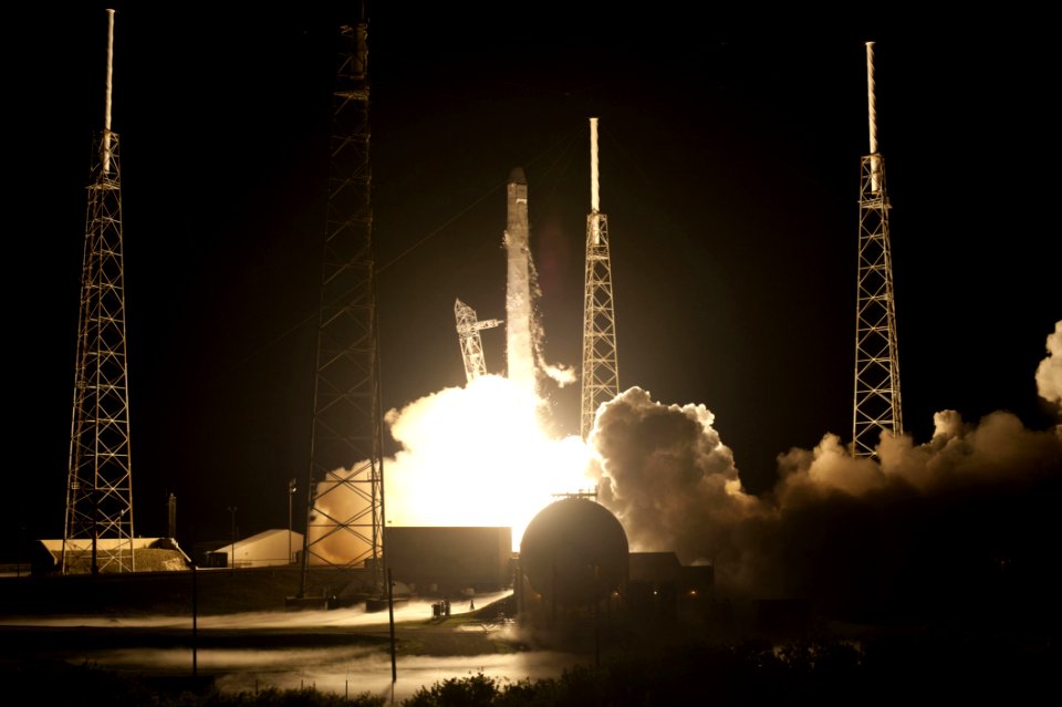 Launch Of SpaceX Dragon
