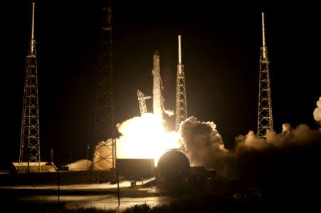 Launch Of SpaceX Dragon