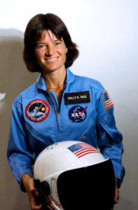 Sally Ride With Launch And Entry Helmet