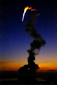 STS-101 Launches Into The Dawn photo