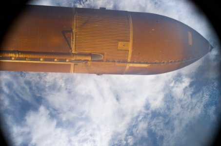 Shuttle External Tank Release - STS-134