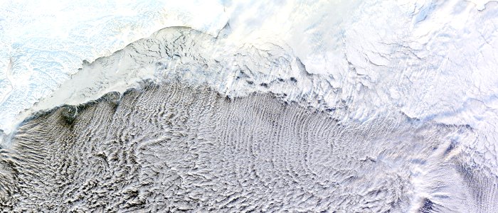 Cloud Streets Over The Bering Sea