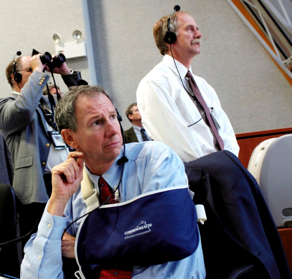 Griffin And Gerstenmaier At STS-118 Launch