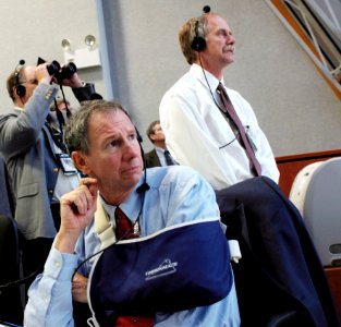 Griffin And Gerstenmaier At STS-118 Launch