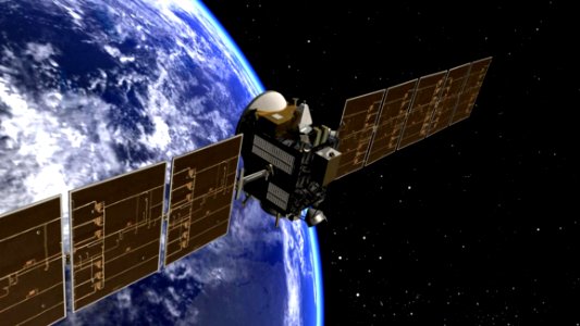 Dawn Spacecraft Leaving Earth (Artists Concept)