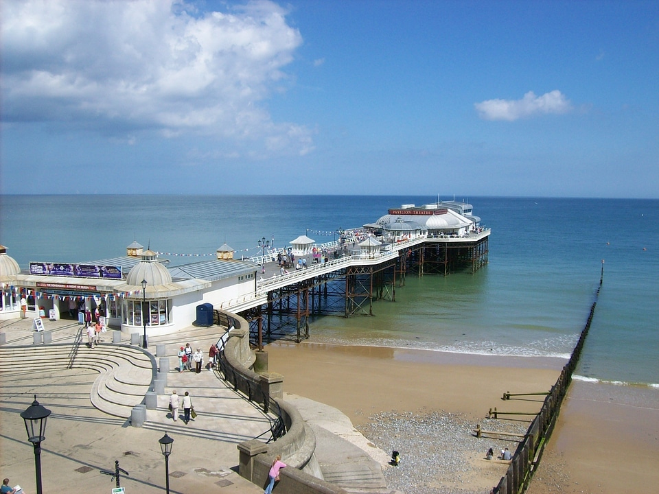 Clouds cromer pier dock