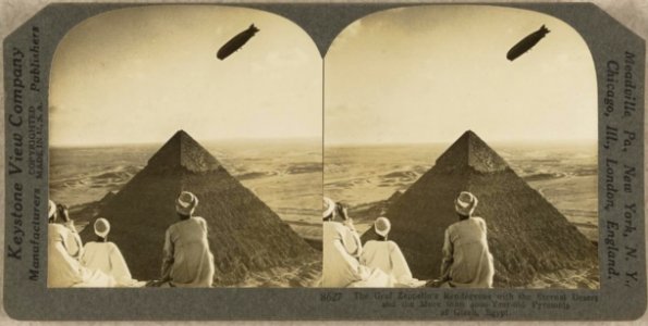 Graf Zeppelin Over Egypt