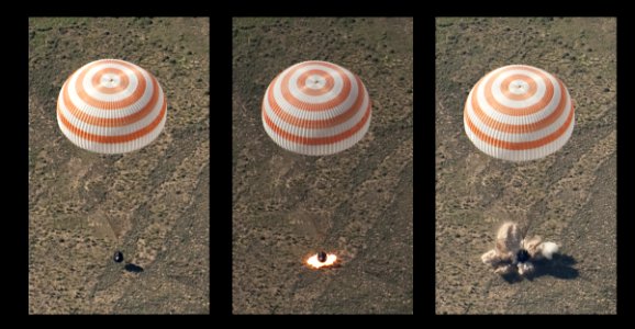 Soyuz TMA-17 Lands