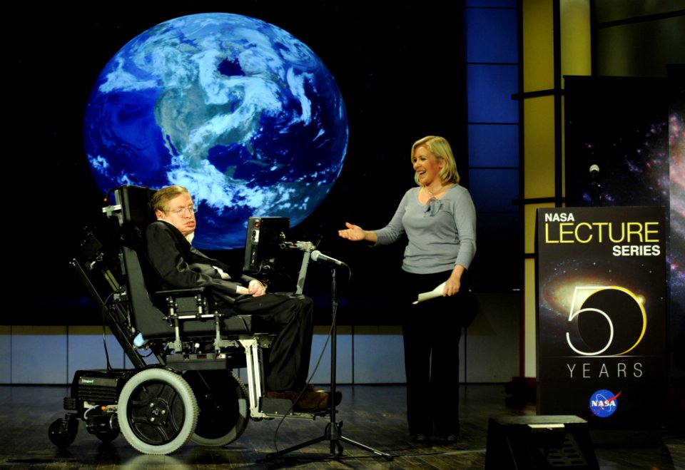 Stephen Hawking Speaks At NASA 50th