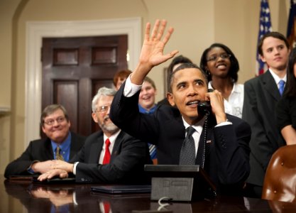 President Obama Calls International Space Station