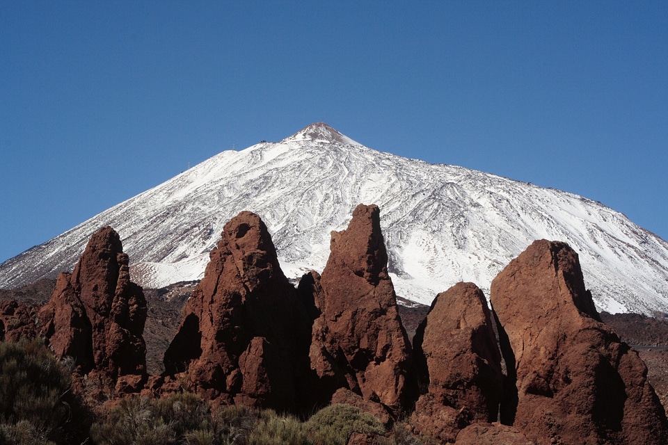 Spain canary islands pico de teide