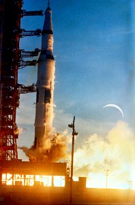 Launch Of Apollo 8 Lunar Orbit Mission