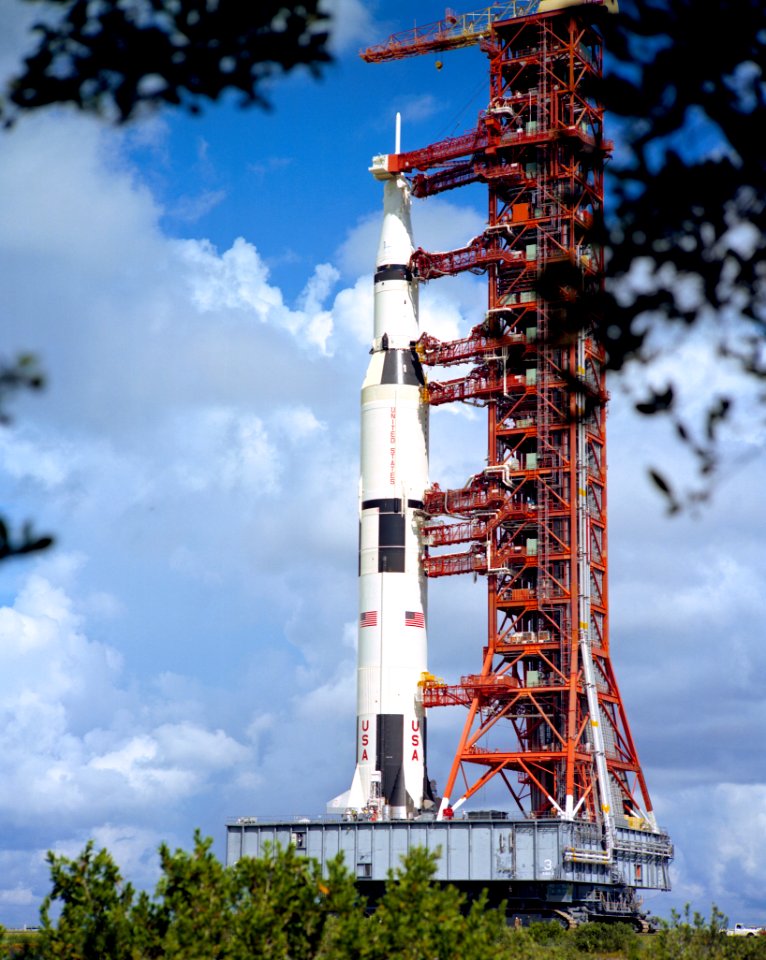Apollo 17 Rolls To The Launch Pad