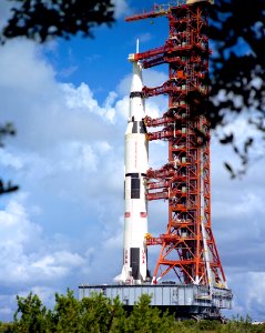 Apollo 17 Rolls To The Launch Pad