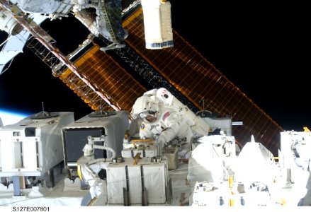 STS-127 Spacewalk photo