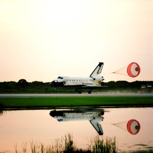STS-94 Landing photo