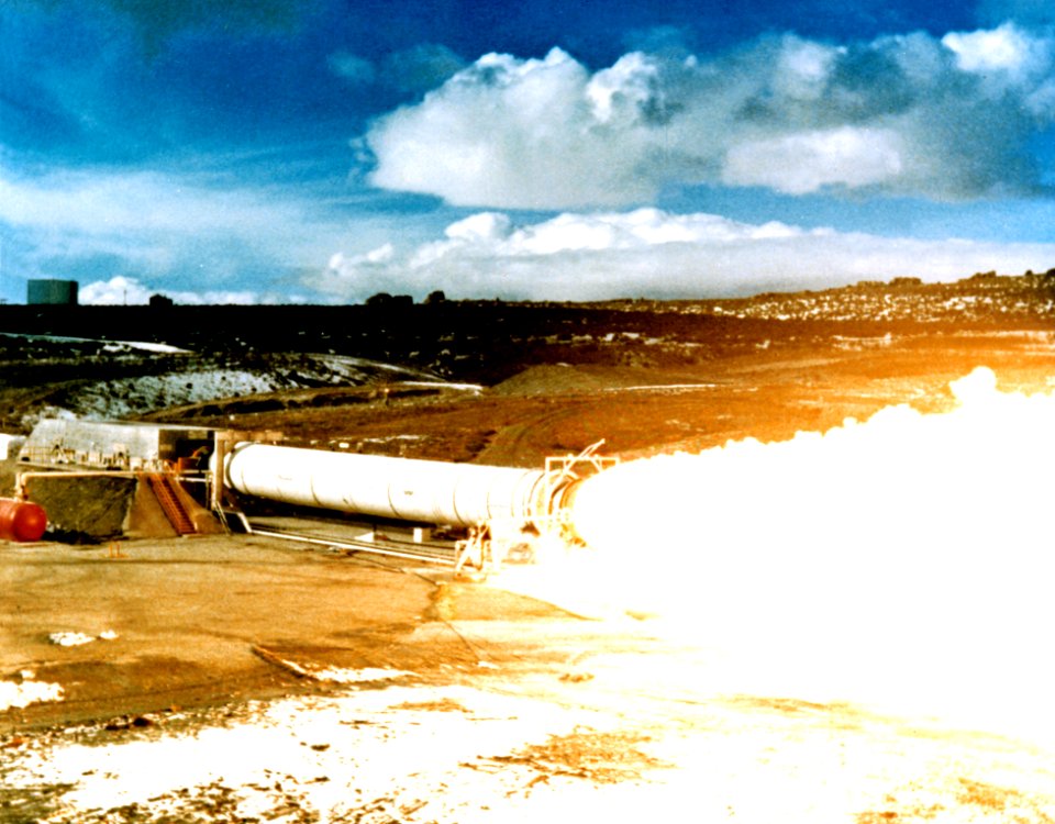 Static Test Firing DM-2 For Solid Rocket Booster
