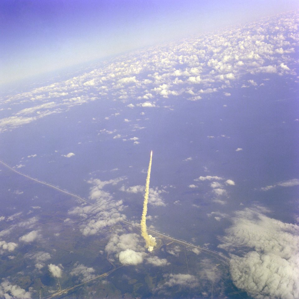 Aerial View Of Columbia Launch