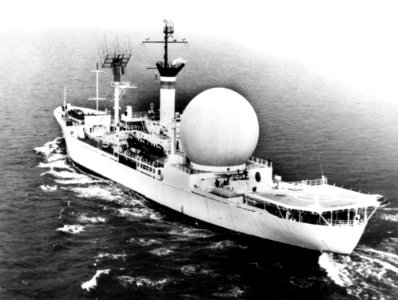 USNS Kingsport The First Satellite Communication Ship photo