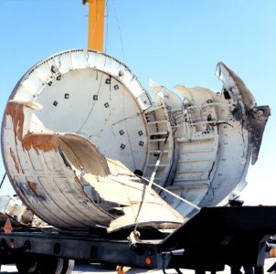 STS-51-L Recovered Debris (Forward Skirt)
