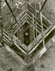 Goddards Rocket As Seen From The Launching Tower