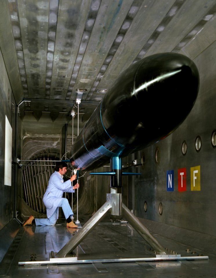 Submarine Model In The NTF