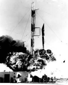 Vanguard Rocket Explodes On Launch Pad photo