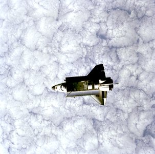 Challenger As Seen From SPAS