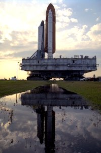 STS-55 Rollout photo