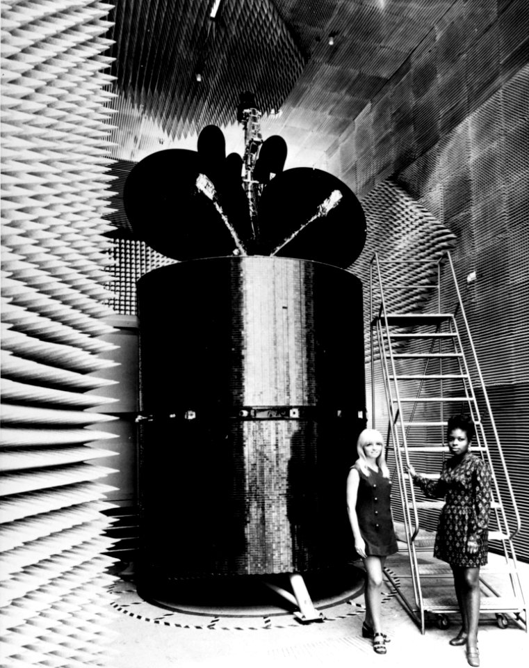 Intelsat IV In An Anechoic Chamber